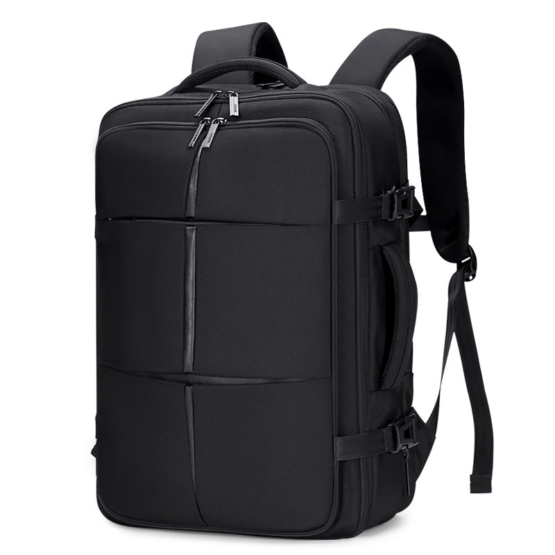 Backpack men's multi-function business travel expandable backpack large capacity travel bag 17 inch computer bag leisure