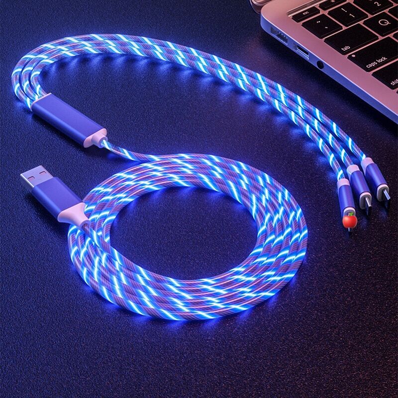 3 in 1 Glowing Charging Cable