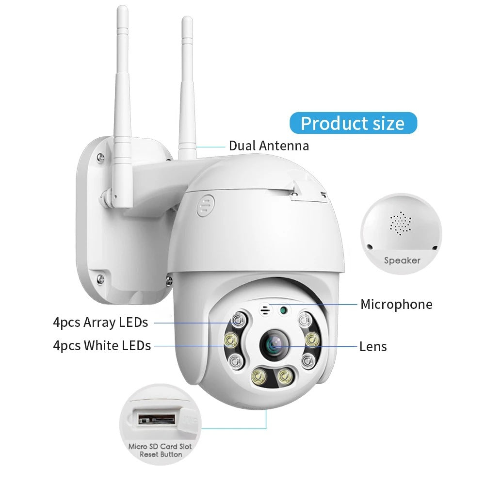 A12 camera HD home security monitoring wireless network camera can plug network cable waterproof cloud ant APP