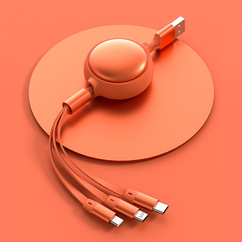 Macaron Retractable Charging Cable