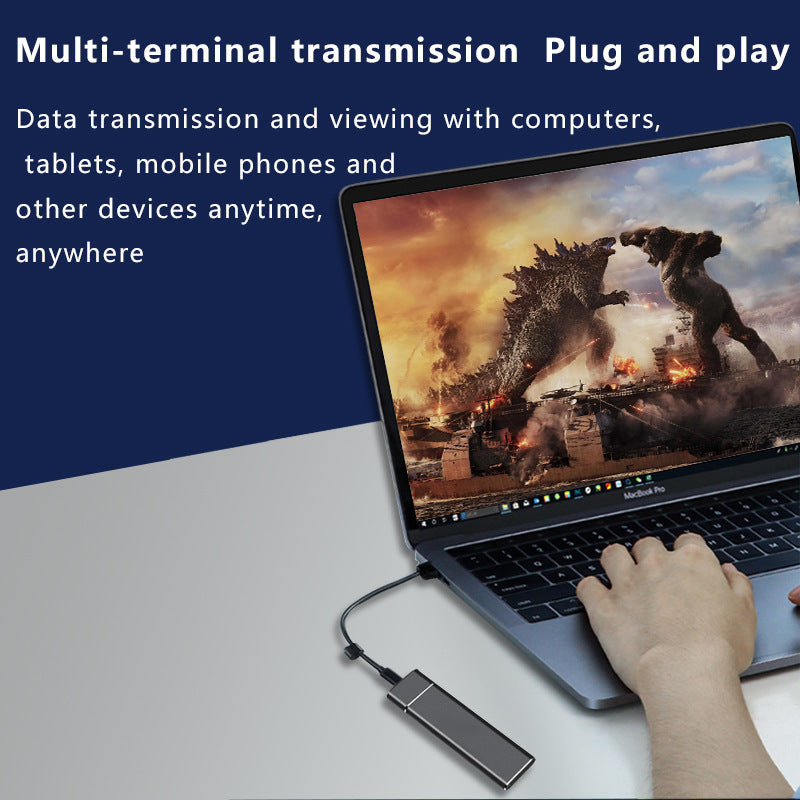 Solid state drive SSD mobile hard drive USB3.1 mechanical portable small large capacity 64u disk cross-border mobile hard drive