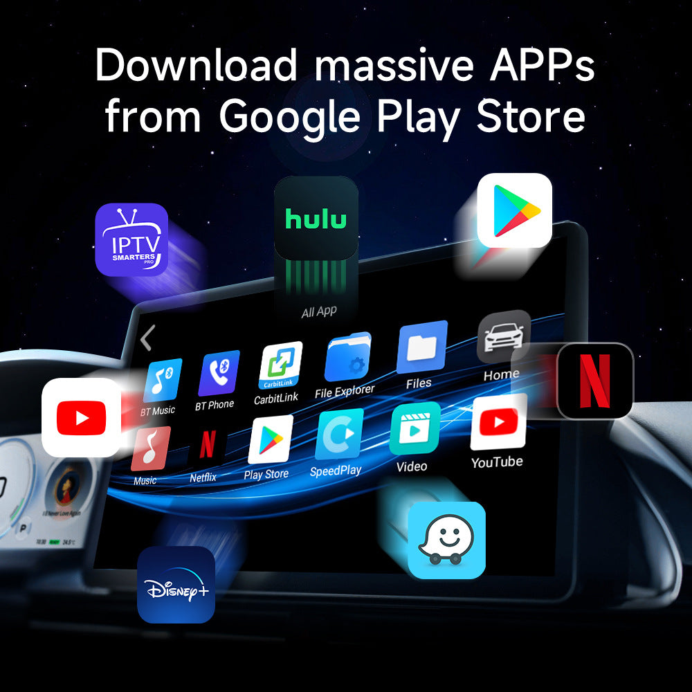 Suitable for Apple mobile phone Carplay original car wired to wireless AI Box Qualcomm Android 11.0 system 2+16G