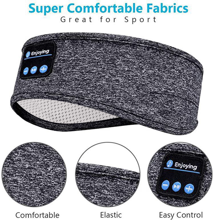 new wirelessC headset sports bluetooth hairband quick-drying fabric