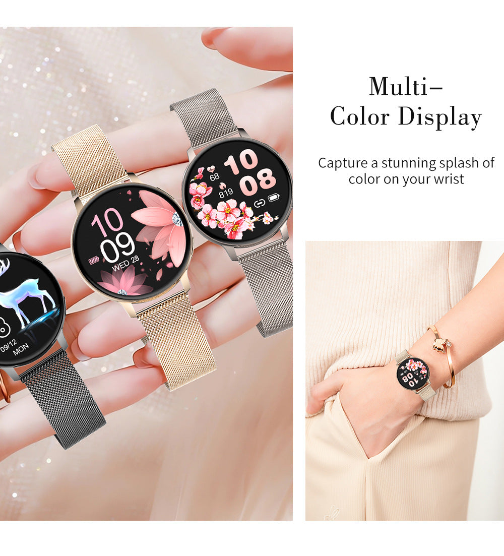 Women Round Smart Watch