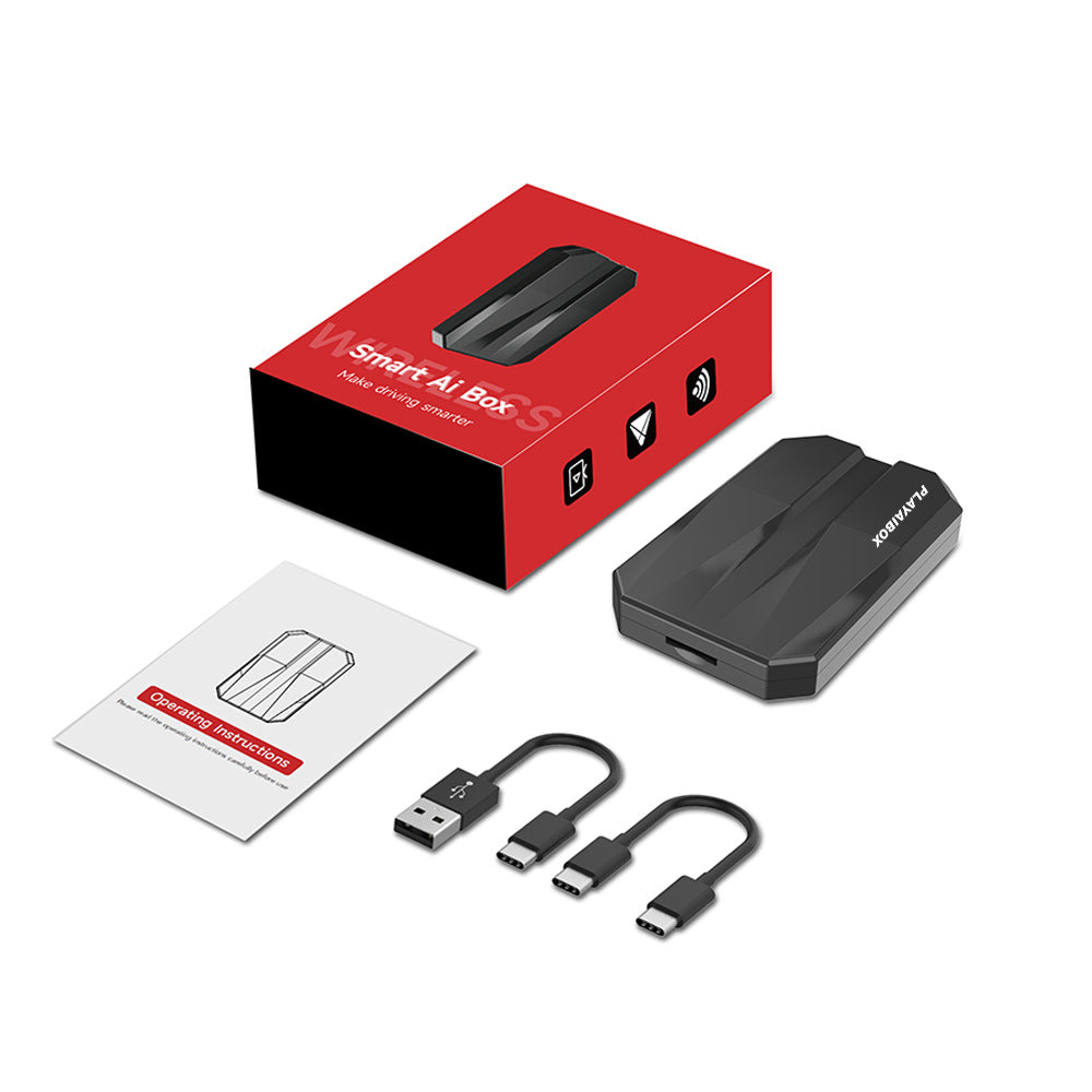 Suitable for Apple mobile phone Carplay original car wired to wireless AI Box Qualcomm Android 11.0 system 2+16G