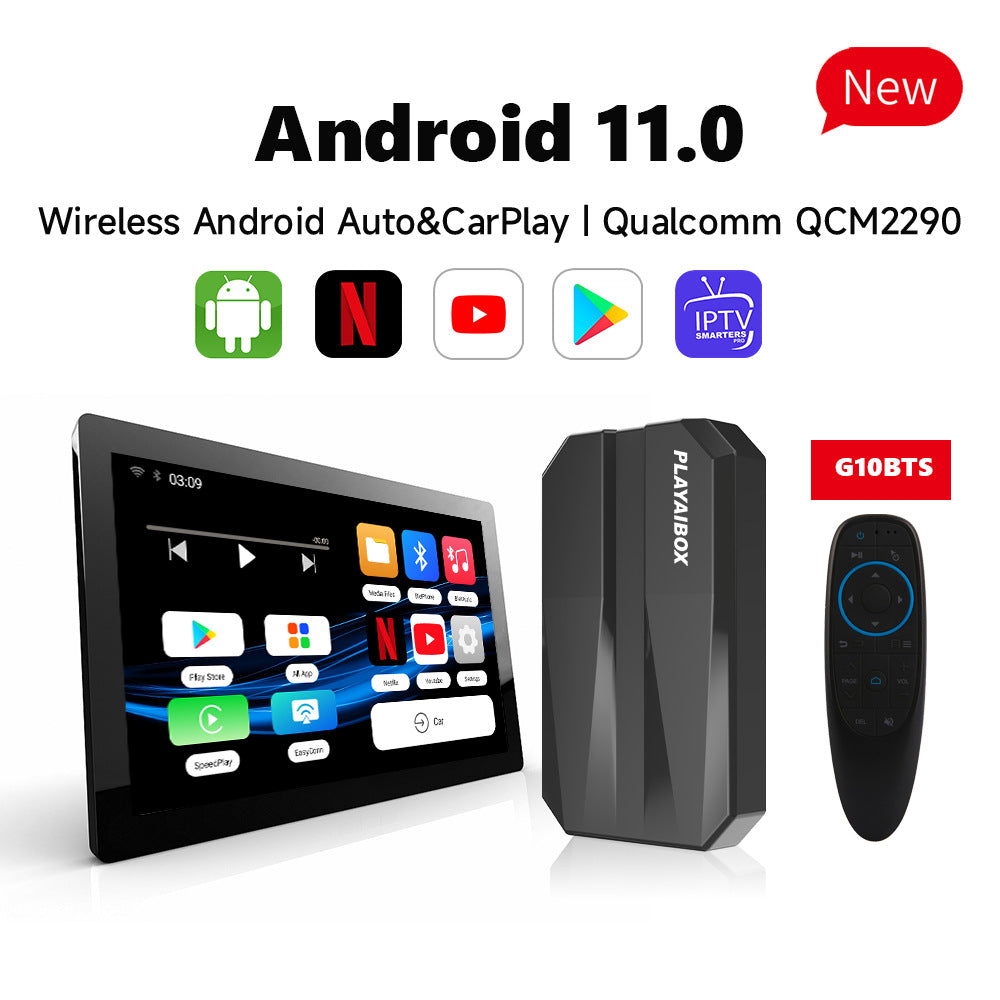 Suitable for Apple mobile phone Carplay original car wired to wireless AI Box Qualcomm Android 11.0 system 2+16G