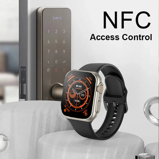 Cross-border Explosive Ultra 8 Smart Watch NFC Using Android Bluetooth Call Heart Rate Blood Pressure Smart Watch