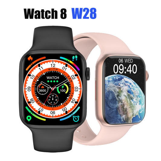 Huaqiangbei S8 new W28Pro Bluetooth call smart watch 1.95 inch wireless charging monitoring factory direct sales